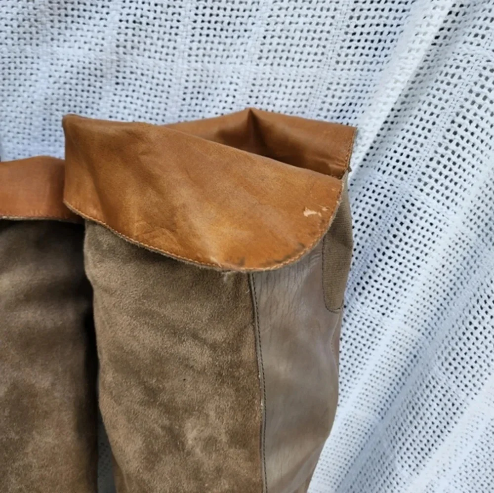 Lucky Brand Over the‎ Knee Neutral Boots 9.5